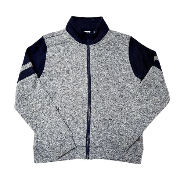 Janie And Jack Pieced Fleece Jacket Size 7/8 - Picture 1 of 8